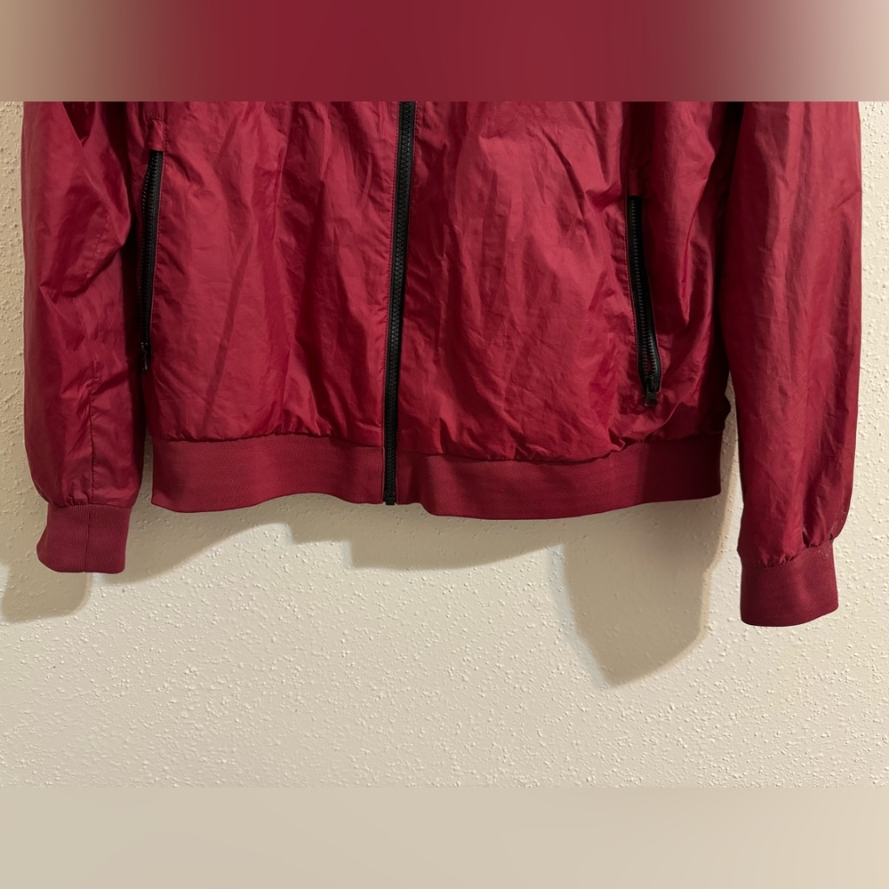 Nike Windrunner Jacket Two Tone Red Burgundy - Si… - image 7